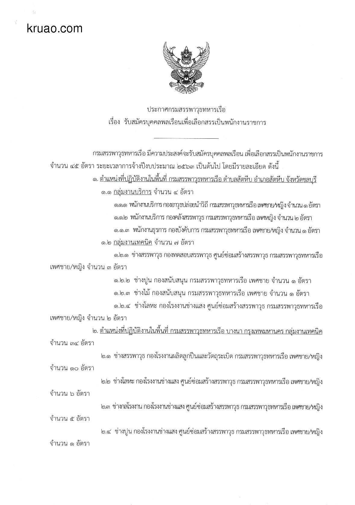 กรมสรรพาวุธทหารเรือ - ครูโอ๋ รูปที่ 0