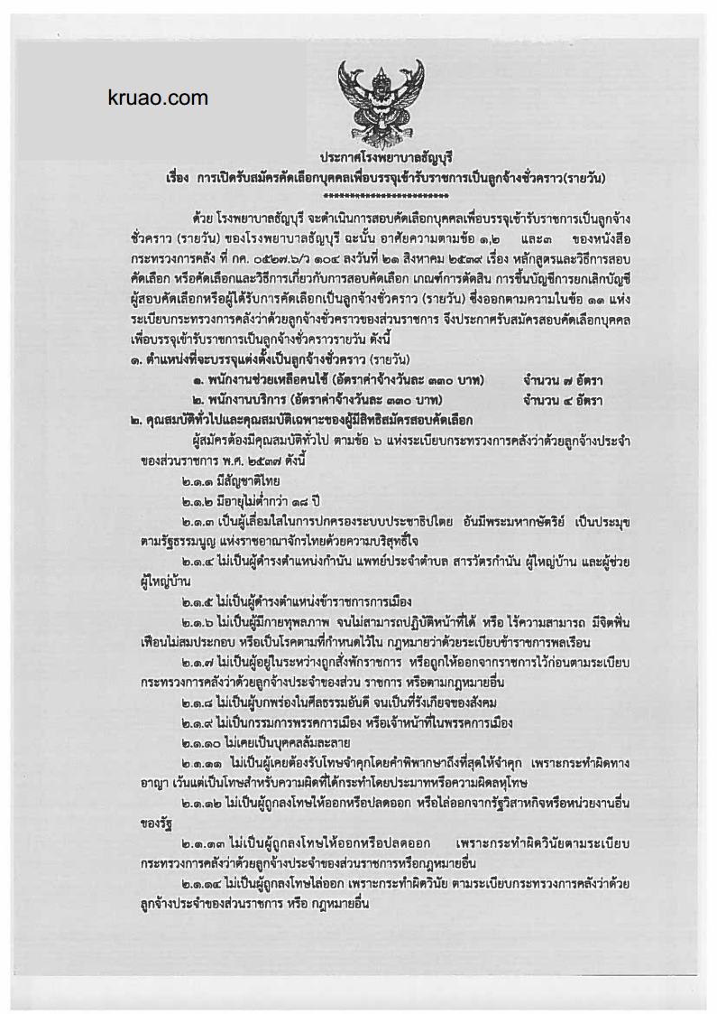 โรงพยาบาลธัญบุรี - ครูโอ๋ รูปที่ 0